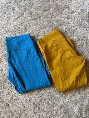 Lululemon 2 Pairs Wunder Train High-Rise Tight 25" Size 16